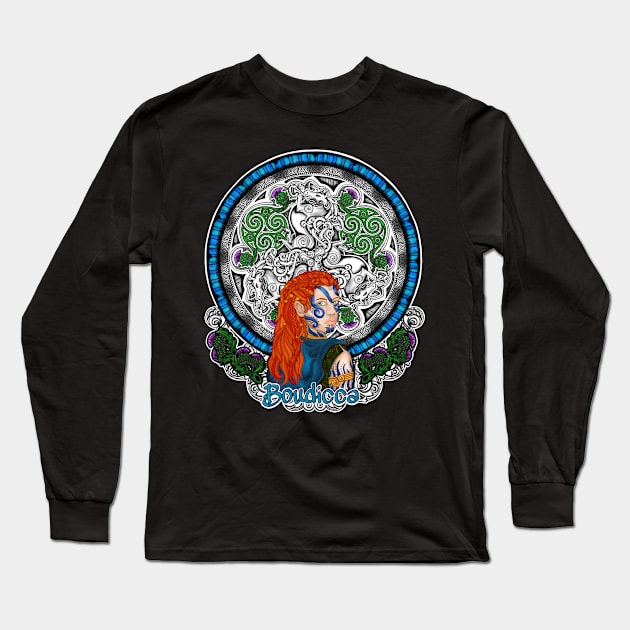 What would Boudicca do? Long Sleeve T-Shirt by Tori Jo